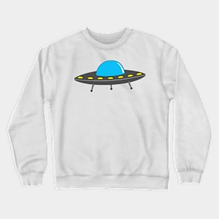 cute ufo sky Crewneck Sweatshirt